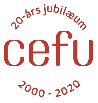 Cefu Anniversary Logo Hvid