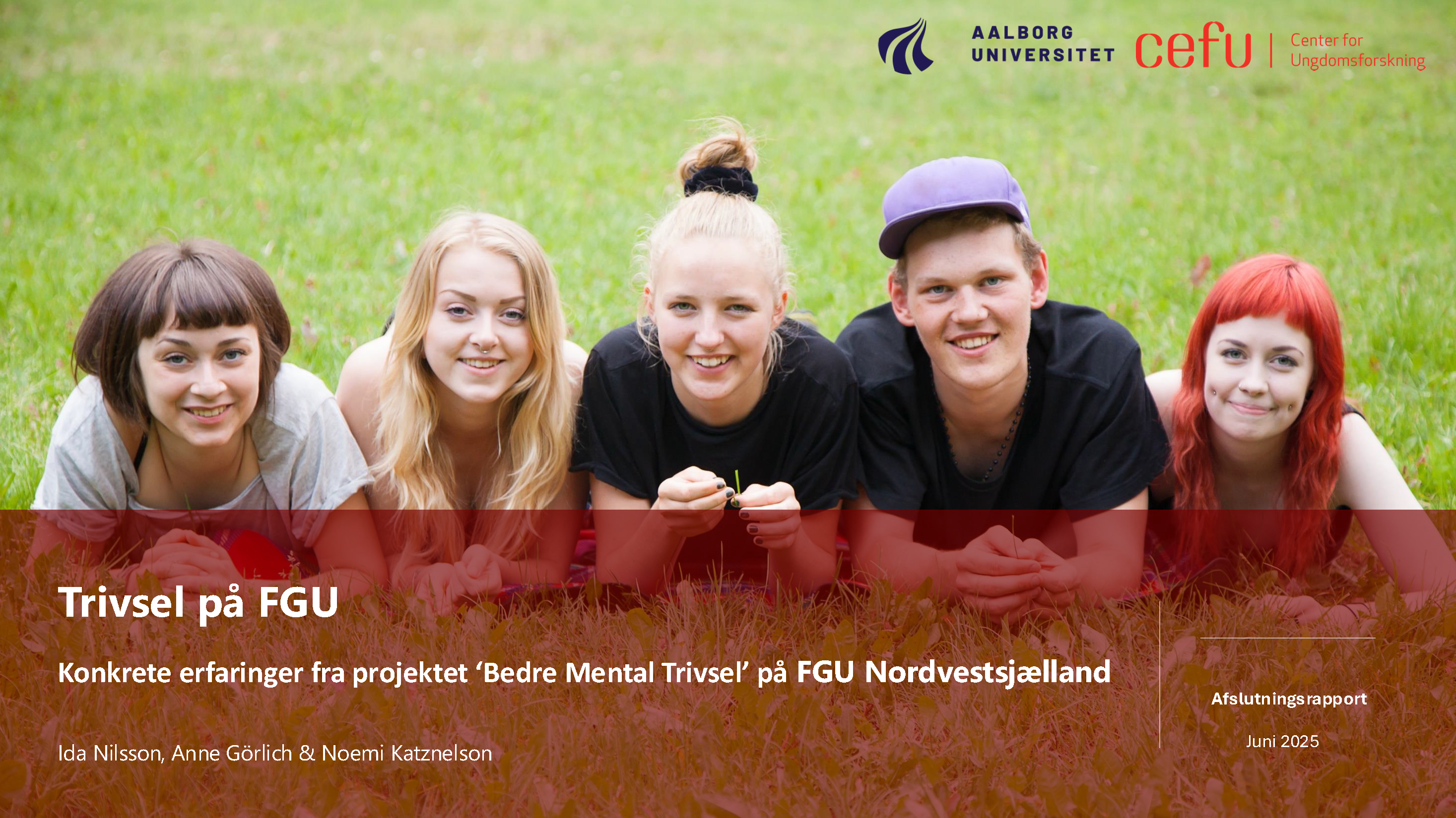 Trivsel på FGU: Konkrete erfaringer fra projektet ‘Bedre Mental Trivsel’ på FGU Nordvestsjælland